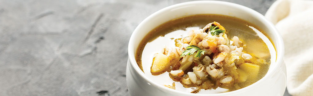 SOUPE POULET ET ORGE SOUPE POULET ET ORGE