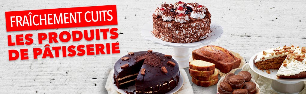 FRAÎCHEMENT CUITS LES PRODUITS DE PÂTISSERIE FRAÎCHEMENT CUITS LES PRODUITS DE PÂTISSERIE