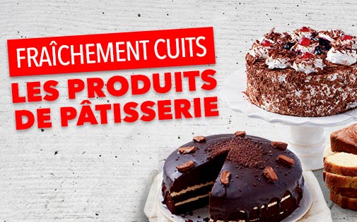 FRAÎCHEMENT CUITS LES PRODUITS DE PÂTISSERIE FRAÎCHEMENT CUITS LES PRODUITS DE PÂTISSERIE
