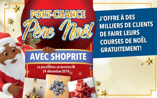 PÈRE NOËL PORT-CHANCE AVEC SHOPRITE PÈRE NOËL PORT-CHANCE AVEC SHOPRITE