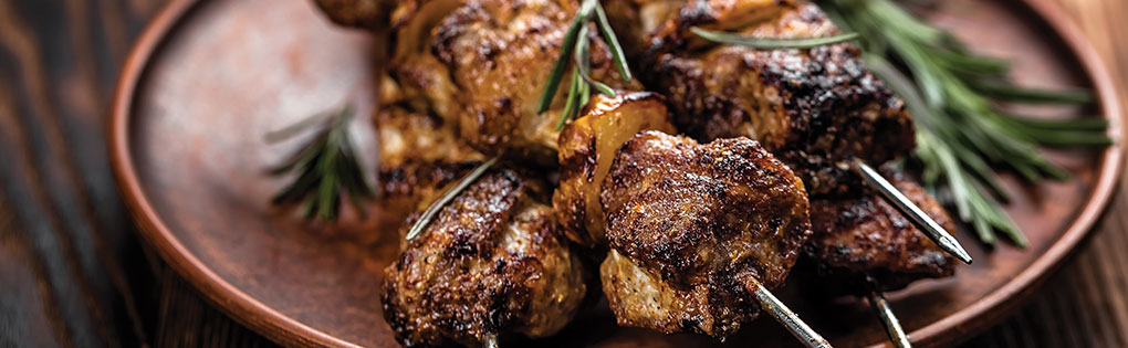 KEBABS DE BŒUF TERIYAKI KEBABS DE BŒUF TERIYAKI